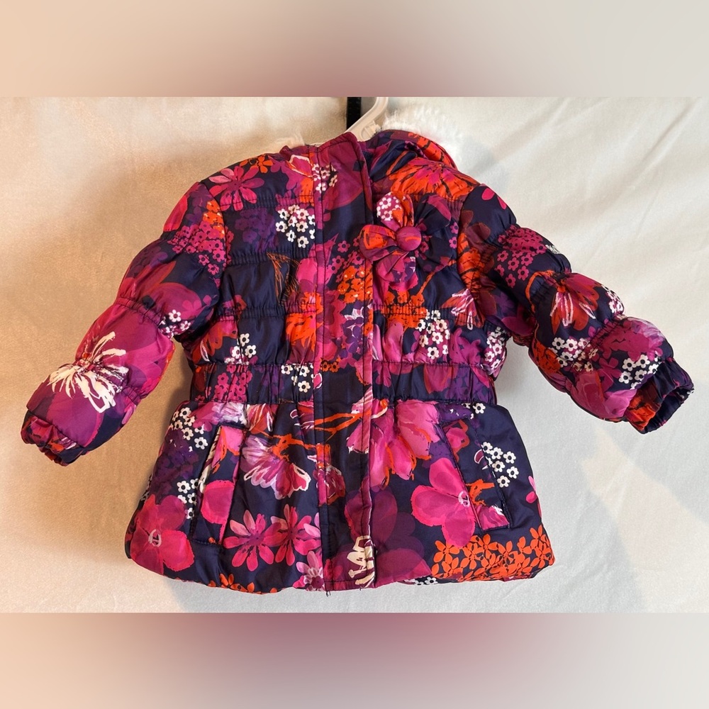 Infant floral Winter coat